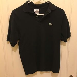 Black Lacoste polo